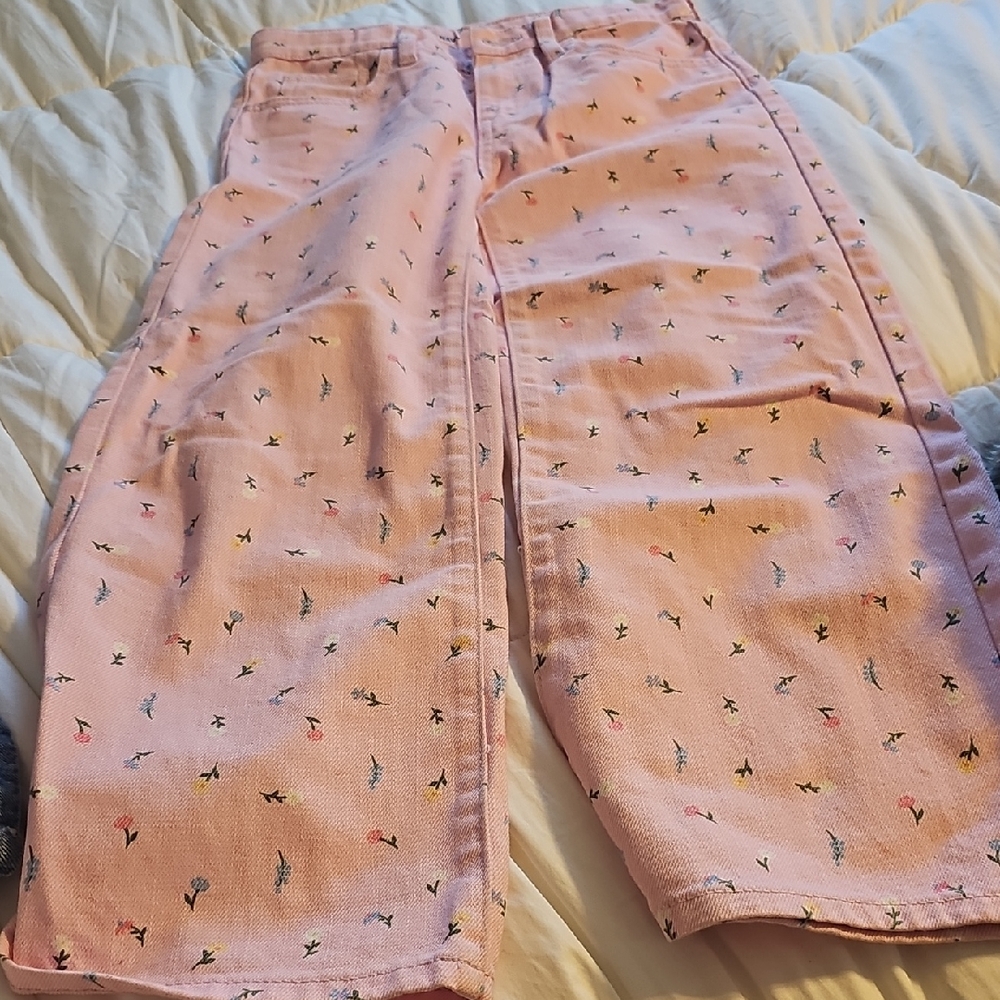 Old Navy Pink High-Rise Baggy Pants